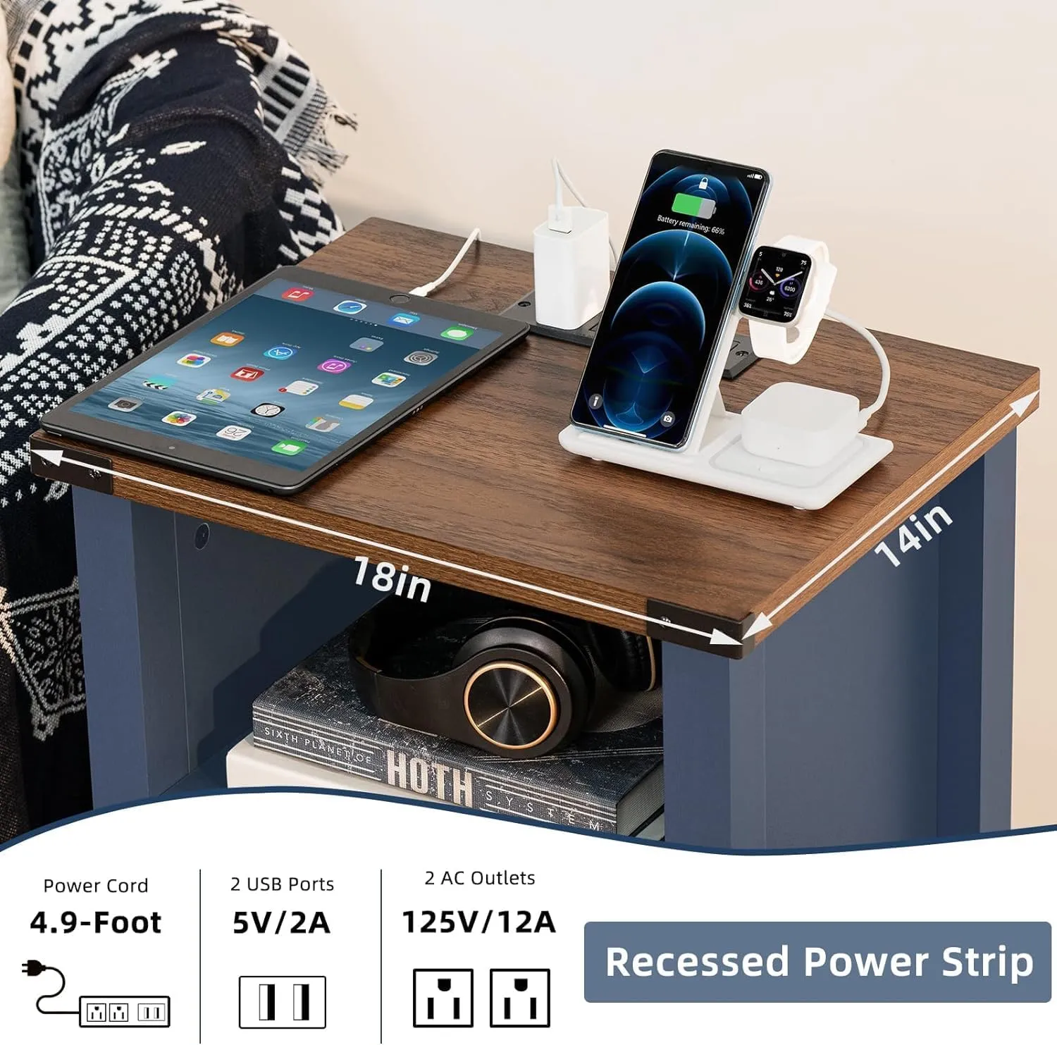 Farmhouse Dresser and Nightstand Sets 3 Piece, Furniture Set 18" Night Stand with Charging Station and 6 Drawers Dressers for Bedroom, 54" Dresser and Nightstand Set for Bedroom, Living Room