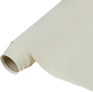 Faux Leather Fabric Faux Leather PVC Upholstery Fabric Leatherette for Upholstery Crafts, DIY Sewings, Sofa, Handbag, Hair Bows Decorations(Beige-White,1.6X5m)