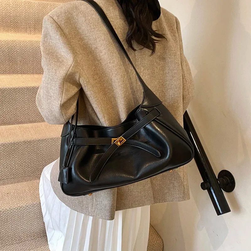 Faux Leather Shoulder Bags for Women