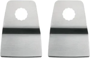 Fein Rigid Scraper Blade for MultiMaster Tools - Efficient Removal of Floor Coverings, Waterproofing and Adhesive Residues, 2-1/2 Length, 2-Pack - 63903206018
