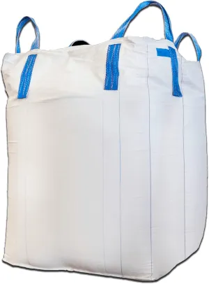 FIBC Bulk Bags - Heavy Duty Bulk Bags with Duffle Top & Flat Bottom - Woven Polypropylene Bags - Durable & Reusable Storage Bags - Water Resistant Tote Bags