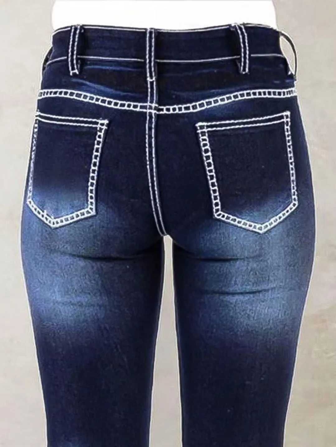 Flamingals Bootcut High Rise Casual Pocket Denim Jeans with Pockets