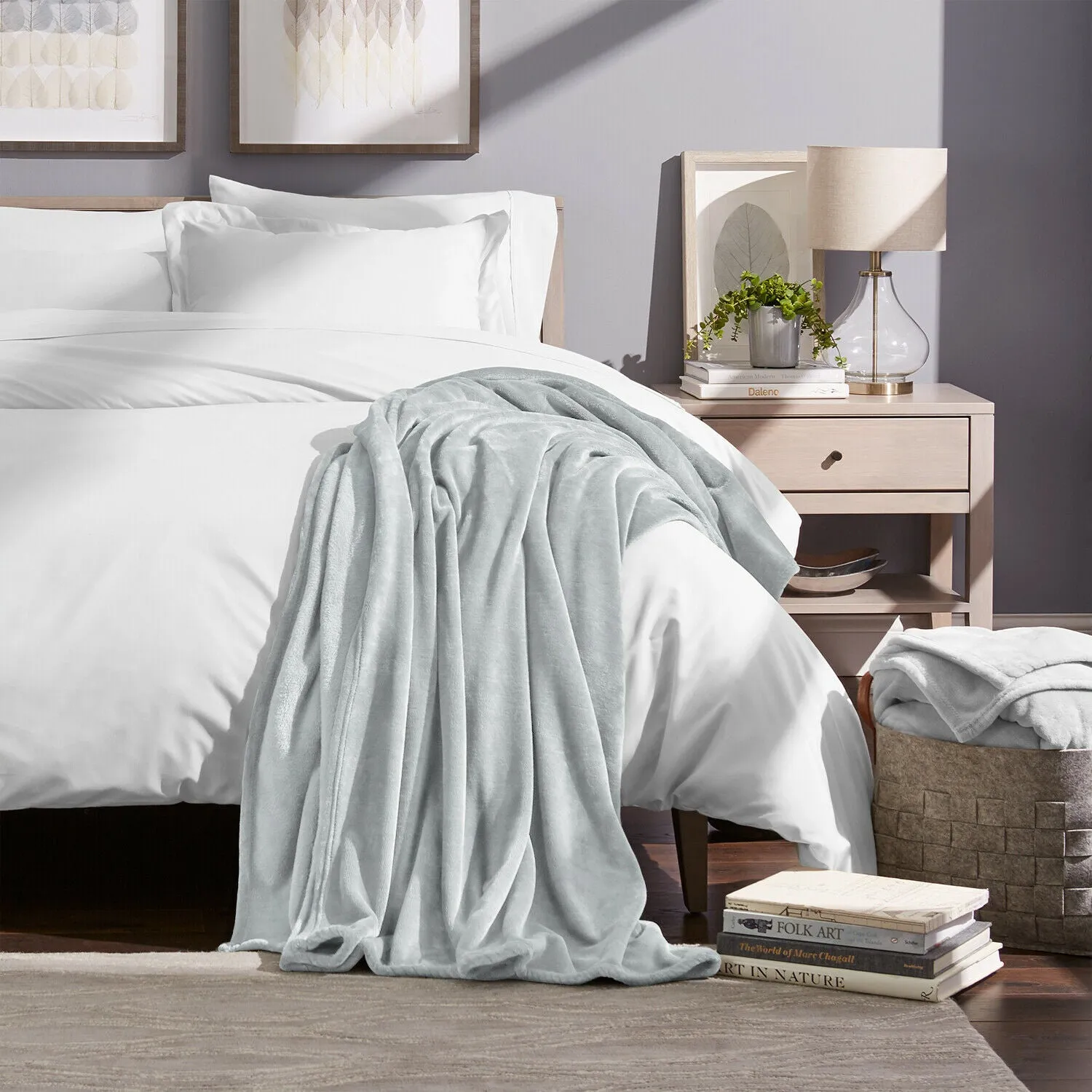 Fleece Blanket - Ultra Soft Microplush Velvet Blanket - Premium