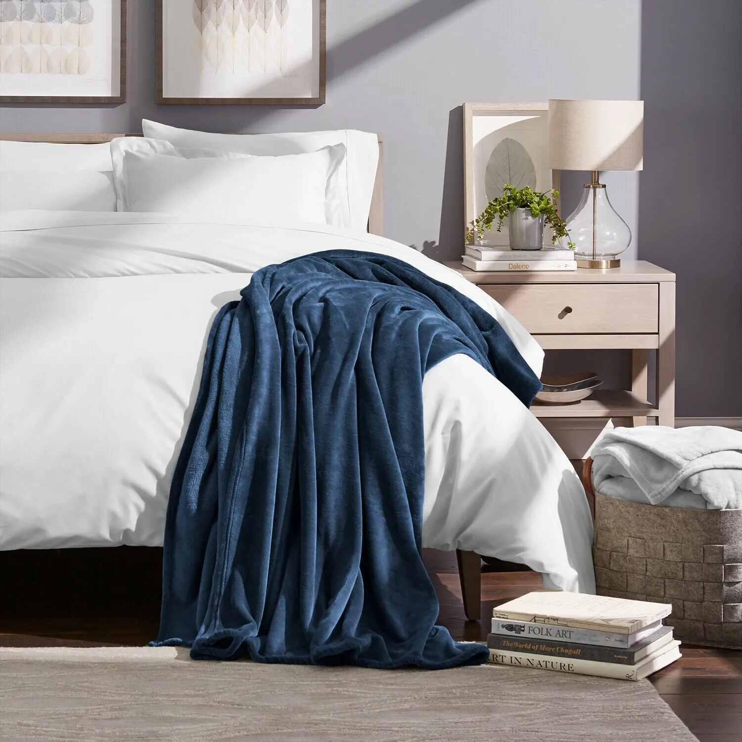 Fleece Blanket - Ultra Soft Microplush Velvet Blanket - Premium