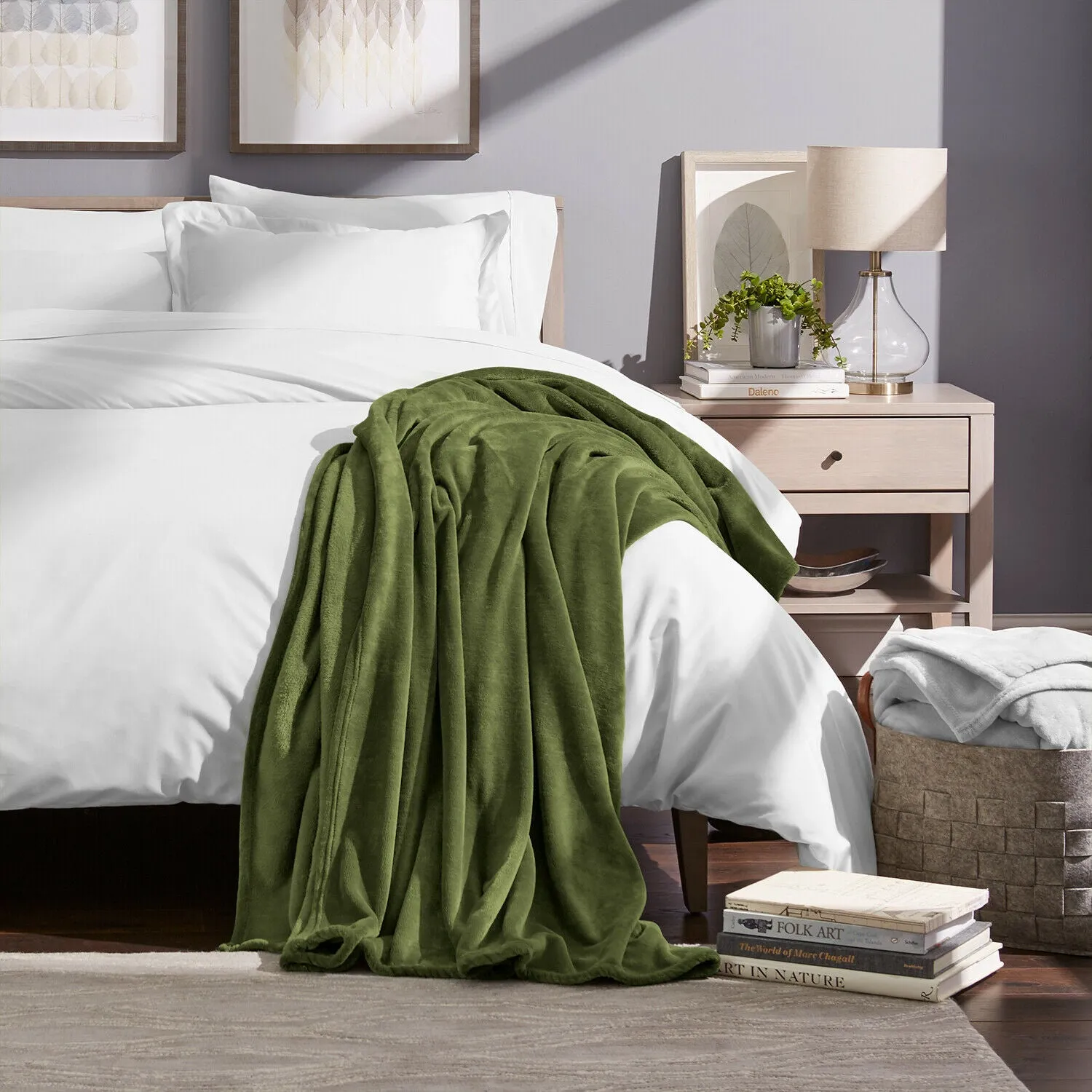 Fleece Blanket - Ultra Soft Microplush Velvet Blanket - Premium