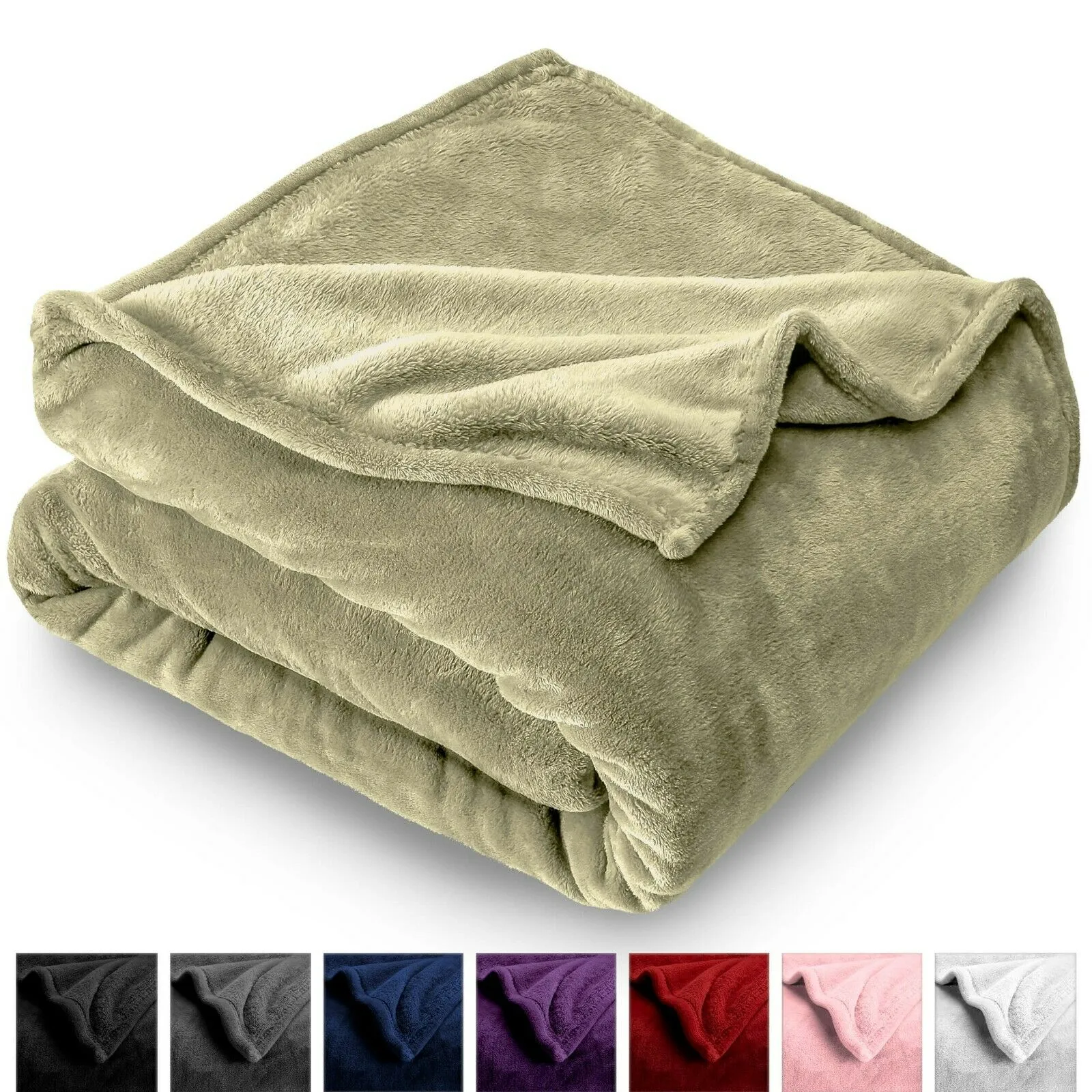 Fleece Blanket - Ultra Soft Microplush Velvet Blanket - Premium