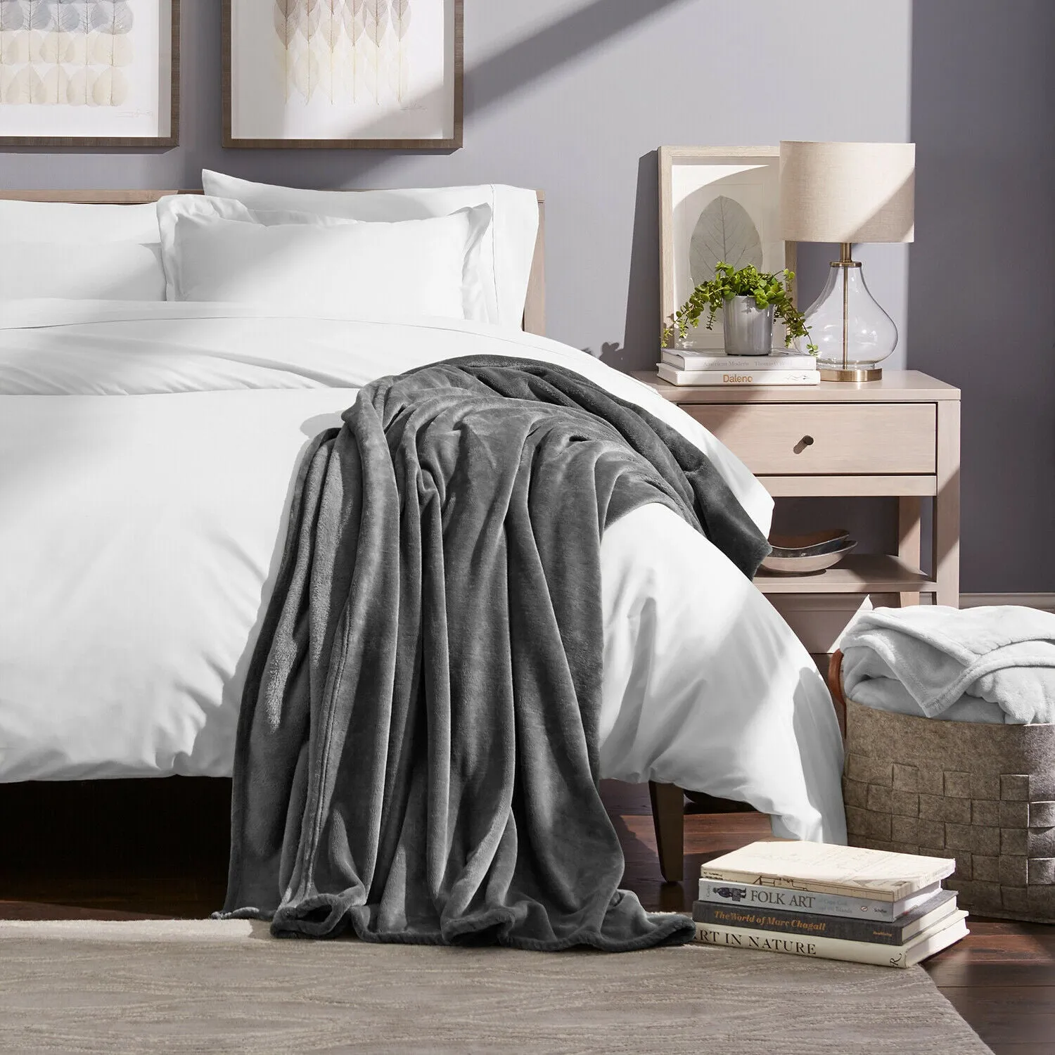 Fleece Blanket - Ultra Soft Microplush Velvet Blanket - Premium