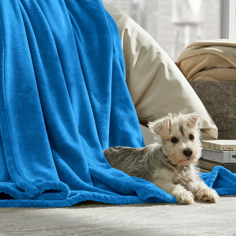 Fleece Blanket - Ultra Soft Microplush Velvet Blanket - Premium
