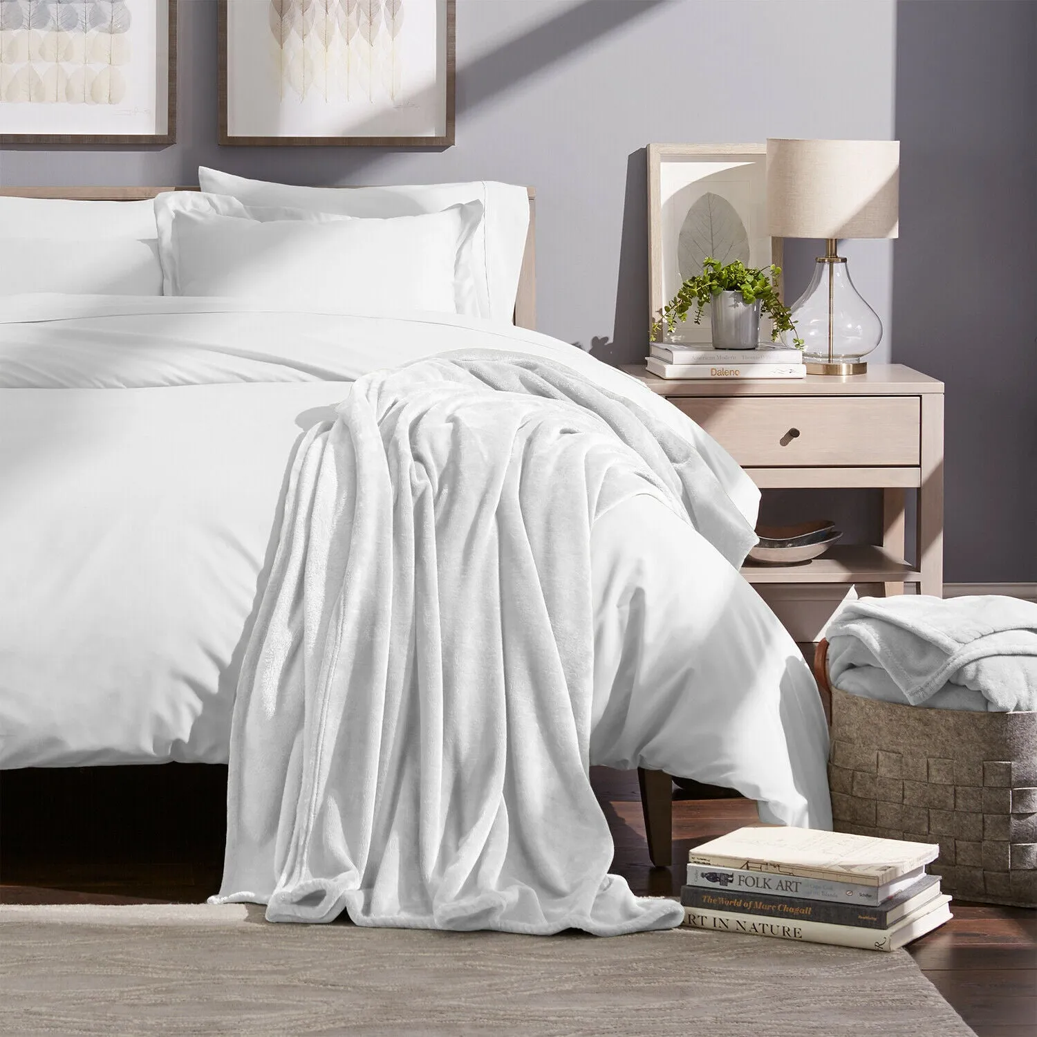 Fleece Blanket - Ultra Soft Microplush Velvet Blanket - Premium