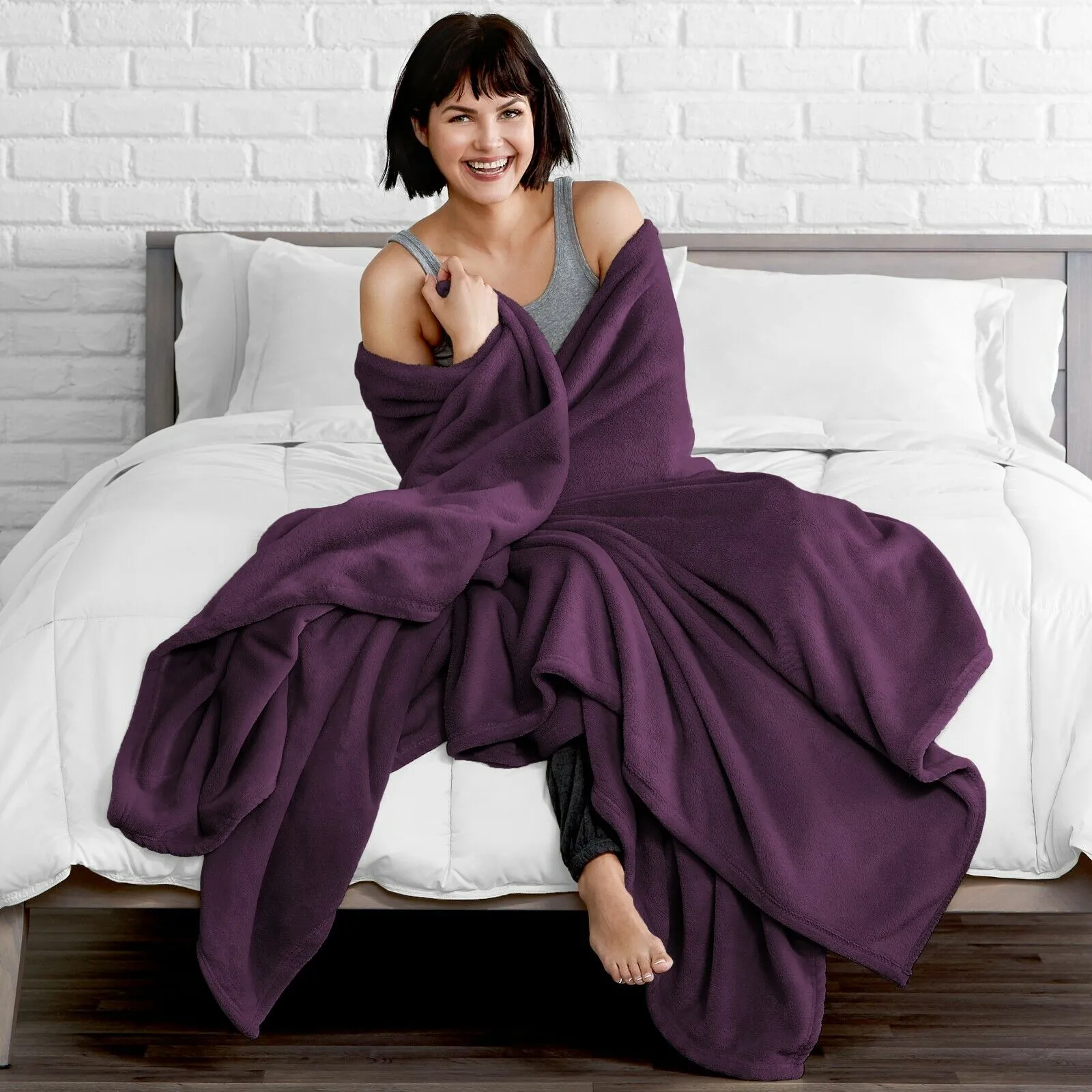 Fleece Blanket - Ultra Soft Microplush Velvet Blanket - Premium
