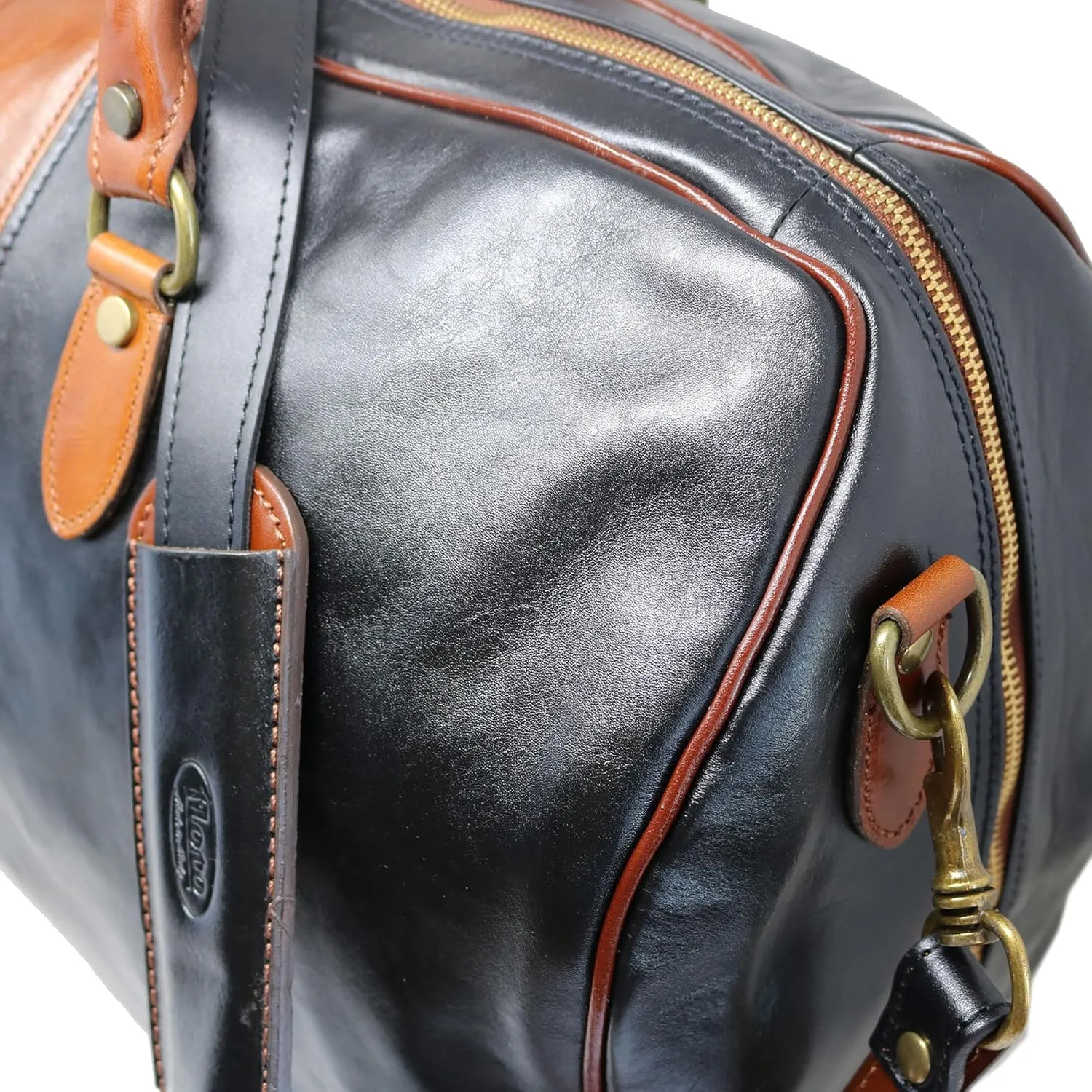 Floto Luggage Venezia Duffle Italian Leather Weekender Bag, One Size