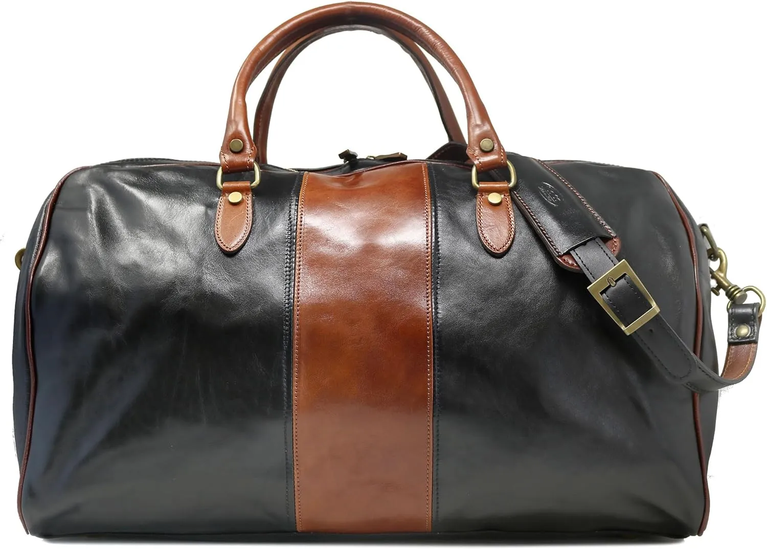 Floto Luggage Venezia Duffle Italian Leather Weekender Bag, One Size
