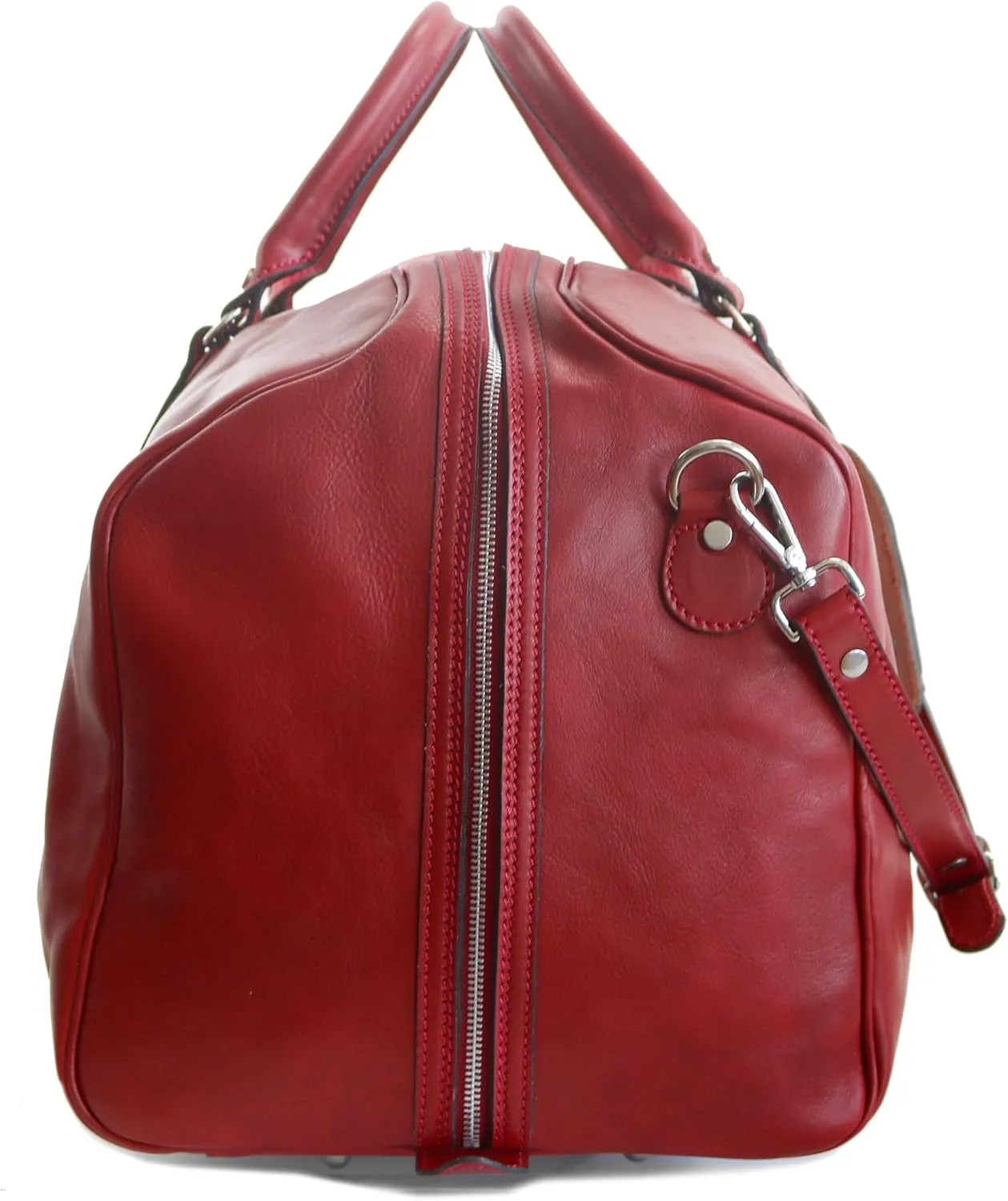 Floto Venezia Grande - large leather duffle luggage (Tuscan Red)