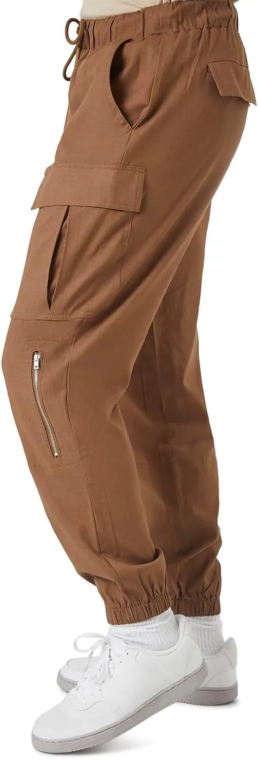 Forever 21 Men's Cargo Drawstring Joggers