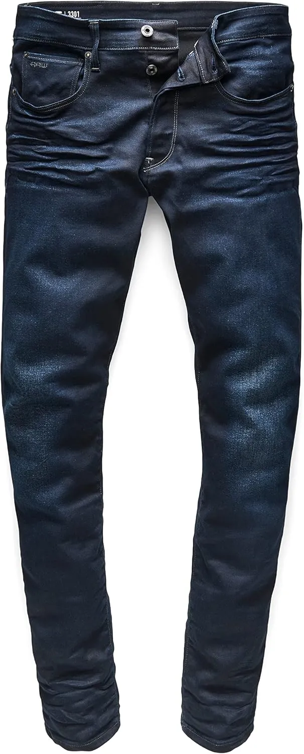 G-STAR Men's 3301 Straight Tapered Fit Jeans