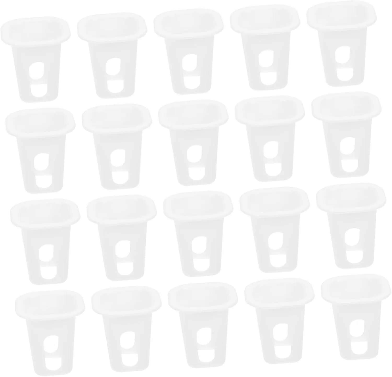 GALPADA Hydroponic Planting Basket 100 Pcs Pp Material Plant Baskets for Hydroponics Garden Root Pots Root Pot