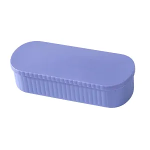 GALPADA Makeup Brush Cleaner Box Portable Makeup Brush Storage Holder Lightweight Design for Travel Home Use Safe Material for Cleaning