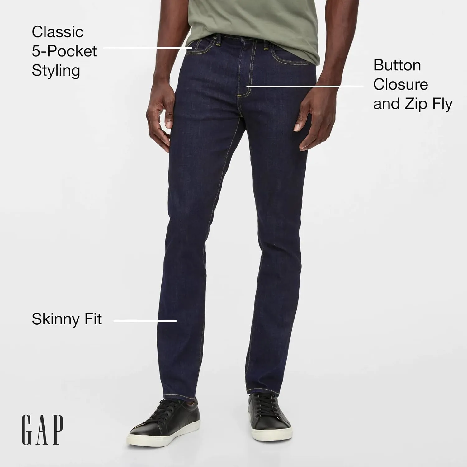 GAP Men's Soft Wear Stretch Skinny Fit Denim Jeans