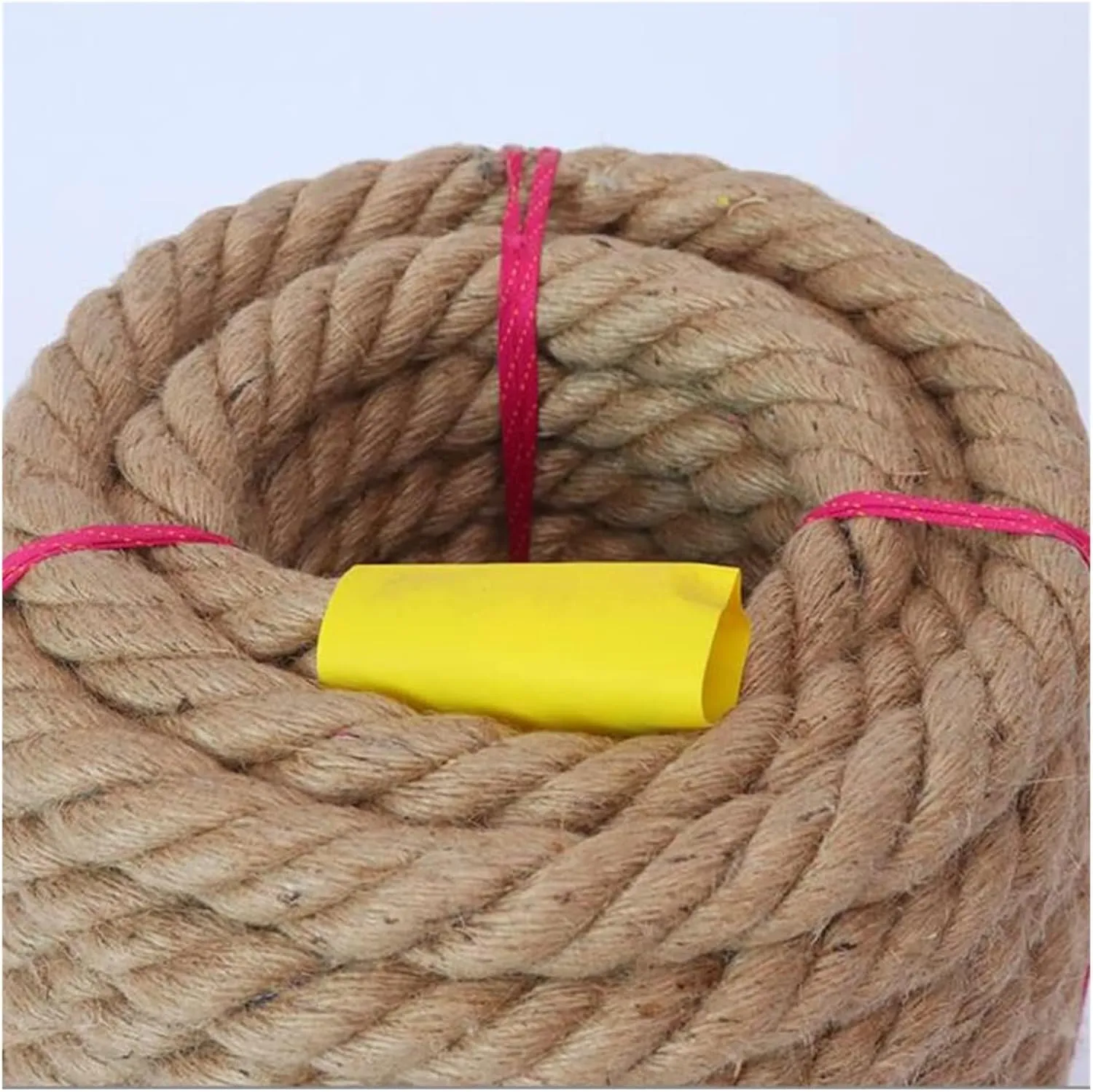 Garden Jute Rope,Crafts Rope, Rope Rescue Tug of Jute Rope High Altitude Climbing Rope(Size:8mm 20M) (Size : 8mm 20M) (Size : 8MM 30M) (Color : One Color, Size : 8MM 20M)