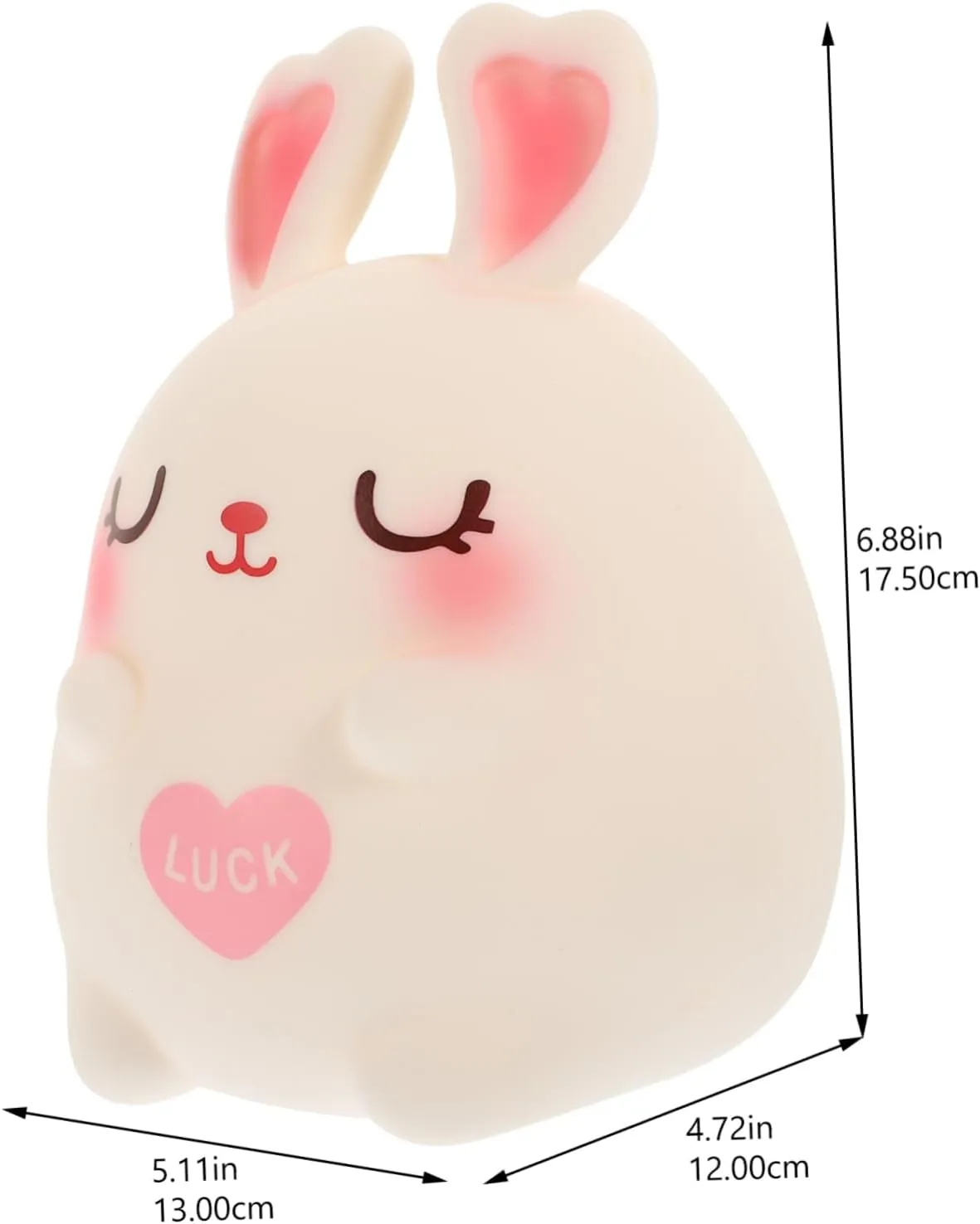Garneck Cute Bunny Piggy Bank Boys and Girls Coin Jar for Saving Money Adorable Rabbit Statue Decor for Home for Bedrooms and Playrooms Encourages Saving Habits