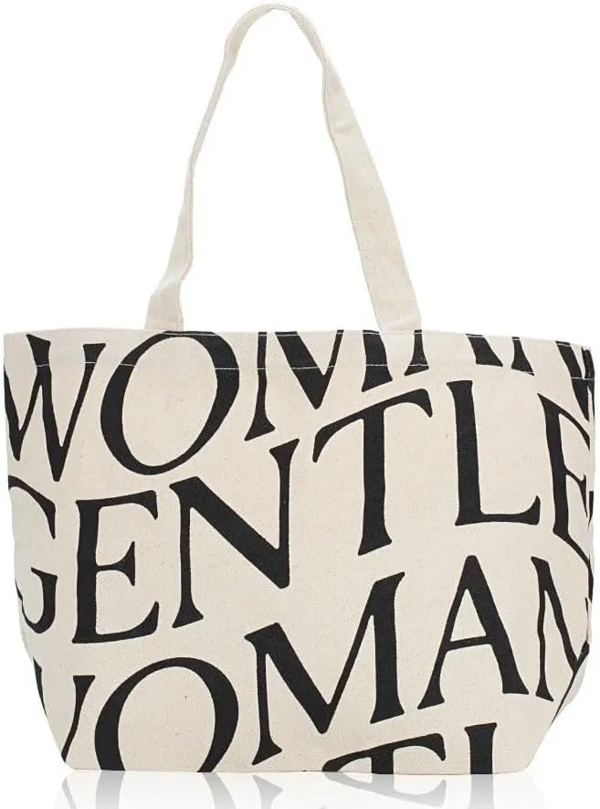 Gentlewoman Cosmos Tote Bag Beige 100% Genuine from Thailand
