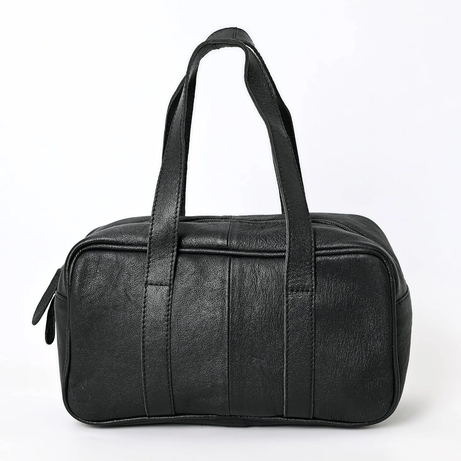 Genuine Cowhide & Hair-On Leather Duffle Bag - Premium Travel Bag with Adjustable Straps & Spacious Compartments