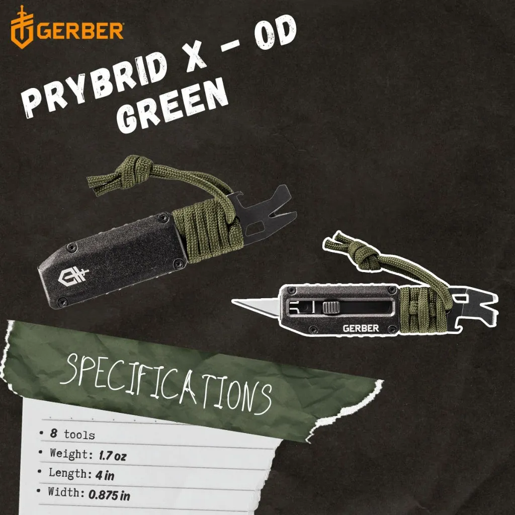 GERBER PRYBRID X - OD GREEN