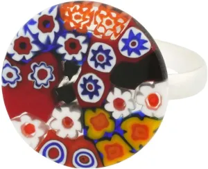 Glass Of Venice Murano Glass Millefiori Ring #4