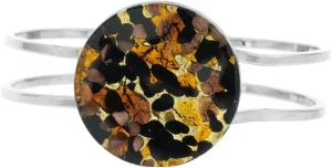Glass Of Venice Murano Glass Venetian Reflections Metal Bracelet - Topaz Gold