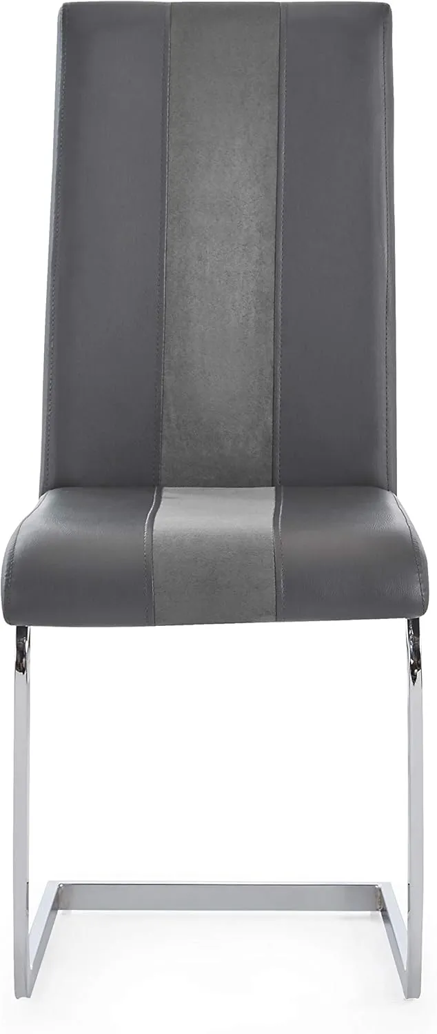 Global Furniture USA Leslie Grey Dining Chair