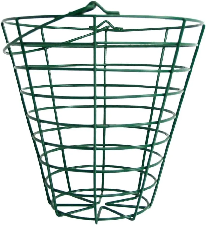 Golf Ball Carrying Basket with Handle in Green