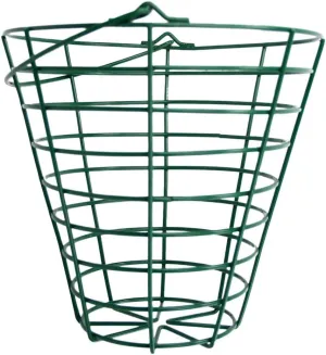 Golf Ball Carrying Basket with Handle in Green