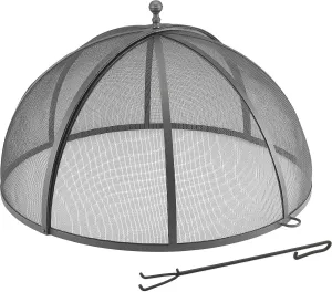 Good Directions 36" Fire Pit Spark Screen with Lifter Tool, Heavy Duty, Hinged for Easy Access