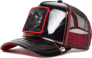 Goorin Bros. The Farm Unisex High Shine Faux Leather Adjustable Snapback Trucker Hat