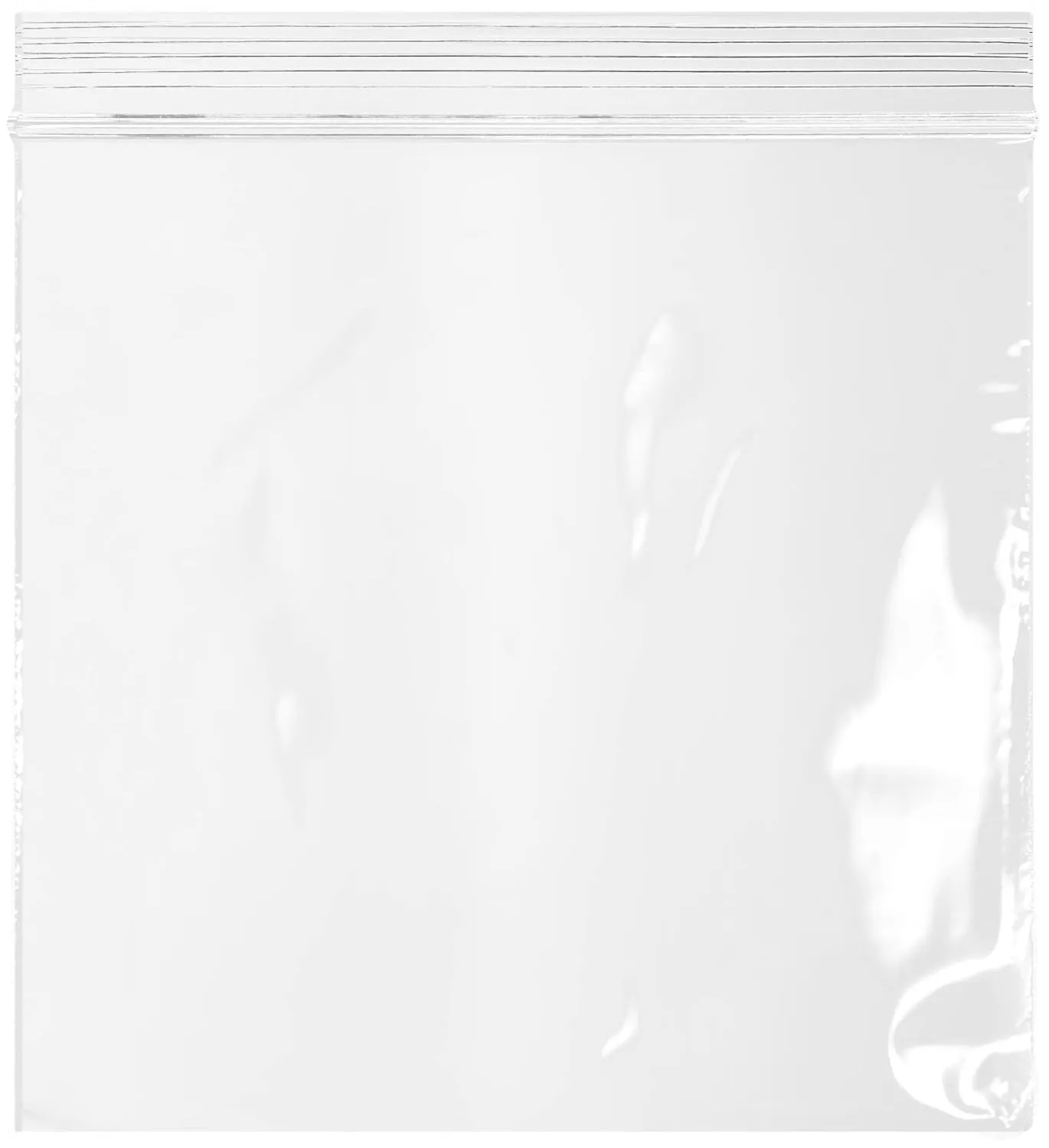 GPI - 7" X 7", 500 Count, Clear Plastic Reclosable Zip bags, Large, Bulk 2 Mil Thick Strong & Durable Poly Baggies with Resealable Zip Top Lock for Travel, Storage, Packaging & Shipping.