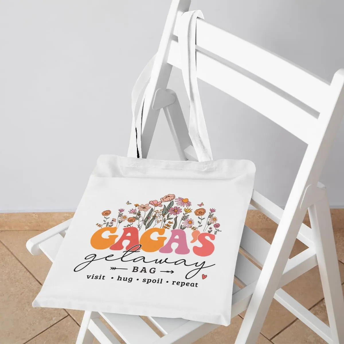 Grandma Mom Tote Bag - Birthday, Mothers Day, Retirement & Christmas Gifts for Women - Reusable Shoulder Bag
