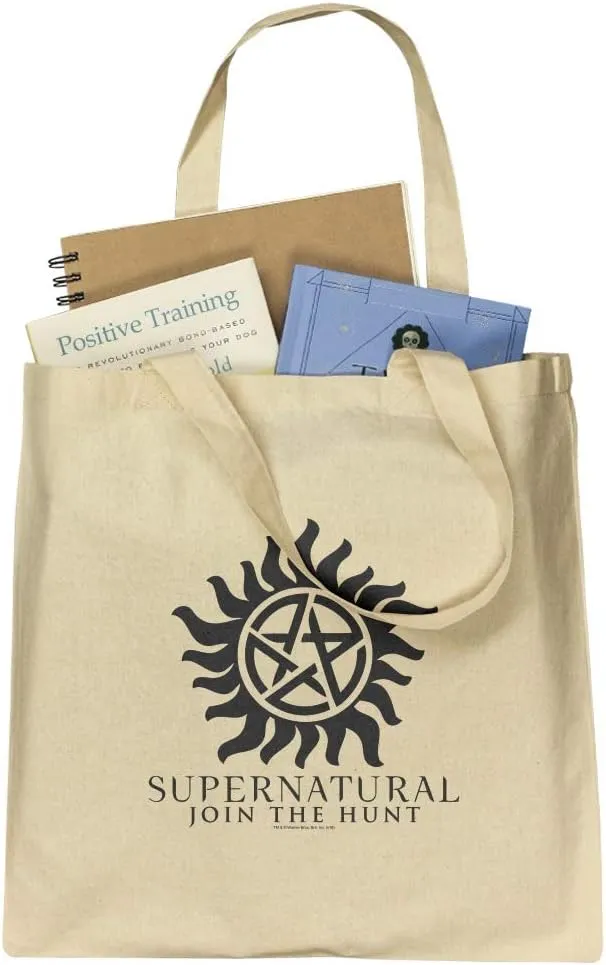 GRAPHICS & MORE Supernatural Anti Possession Symbol Grocery Travel Reusable Tote Bag