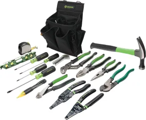 Greenlee 0159-12 Journeyman's Tool Kit, Standard