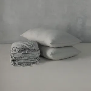 Grey Linen Sheet Set - 100% French Flax Linen