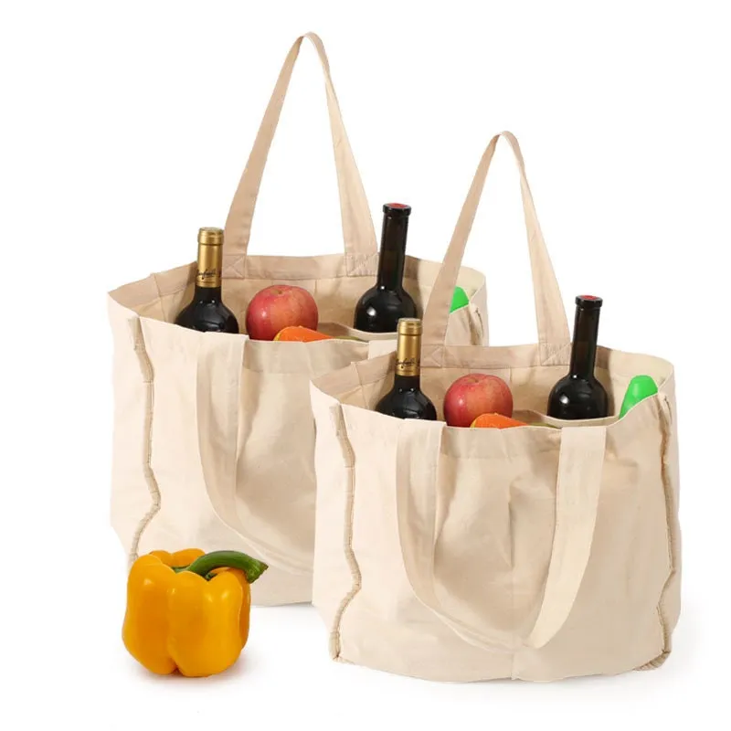 Grocery Shopping Bags,Grocery Tote Bags,Reusable Shopping Bags,Organic Cotton Washable & Eco-friendly Bags,Market Bags,Vegetable Market Bag