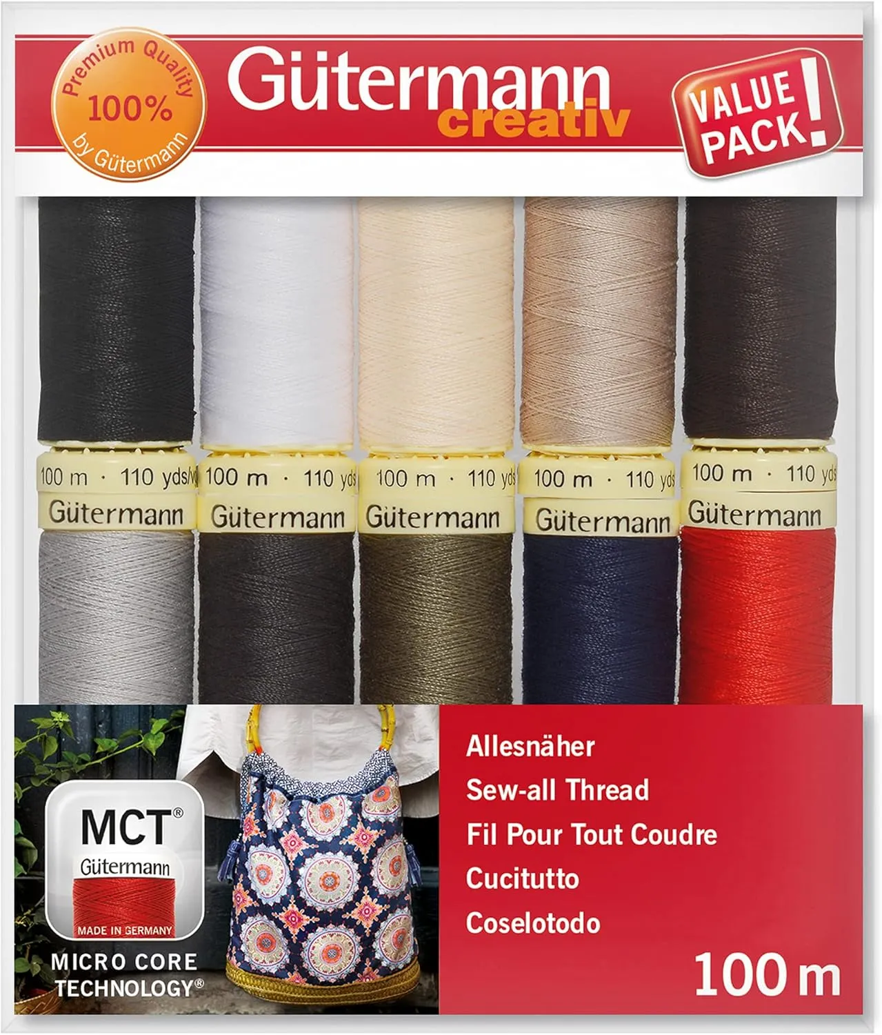 Gutermann Thread set, 100m, Popular