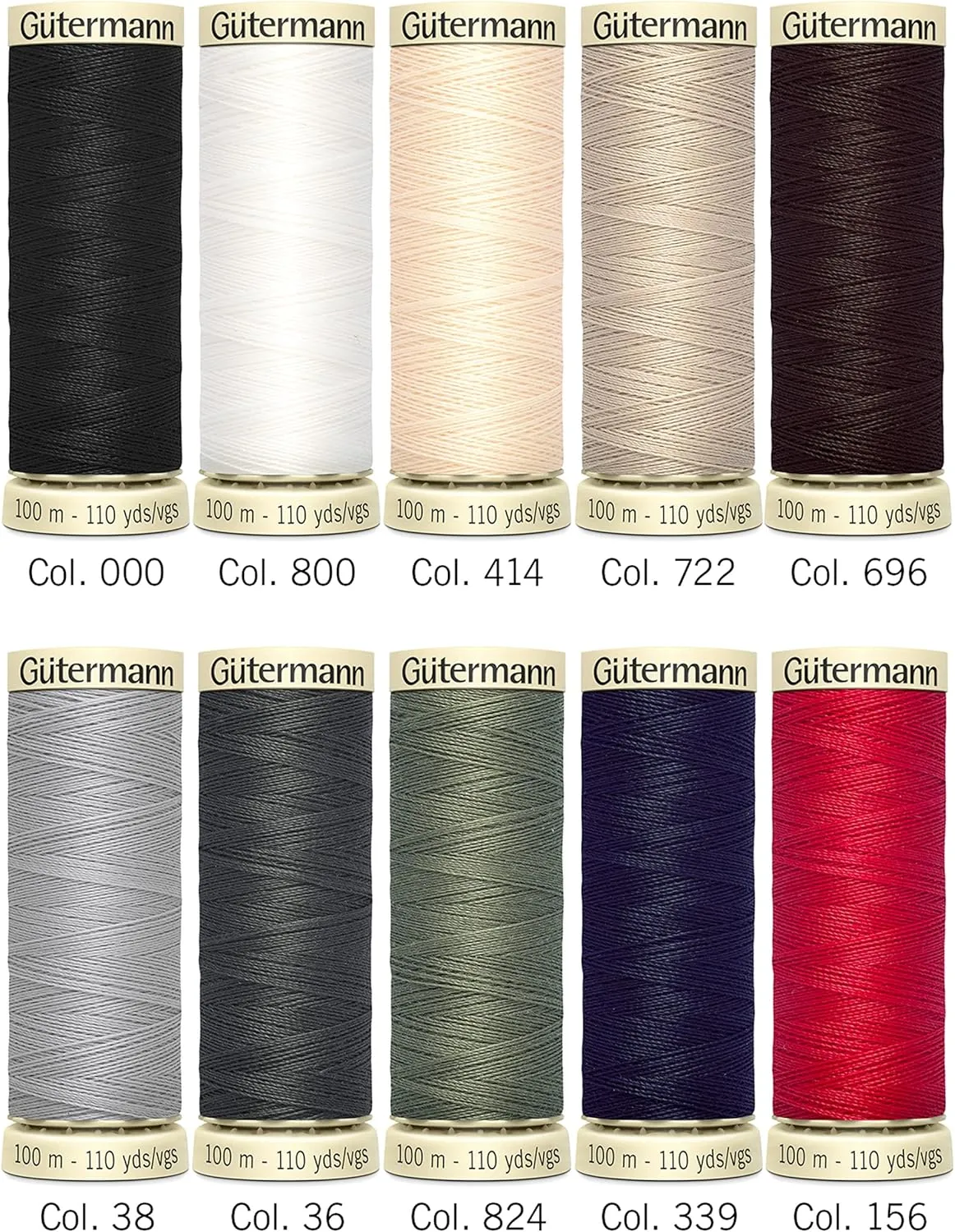 Gutermann Thread set, 100m, Popular