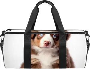 Gym Bags for Women,Duffle Bag for Travel,Australian Shepherd Dog,Gym Bag for Men