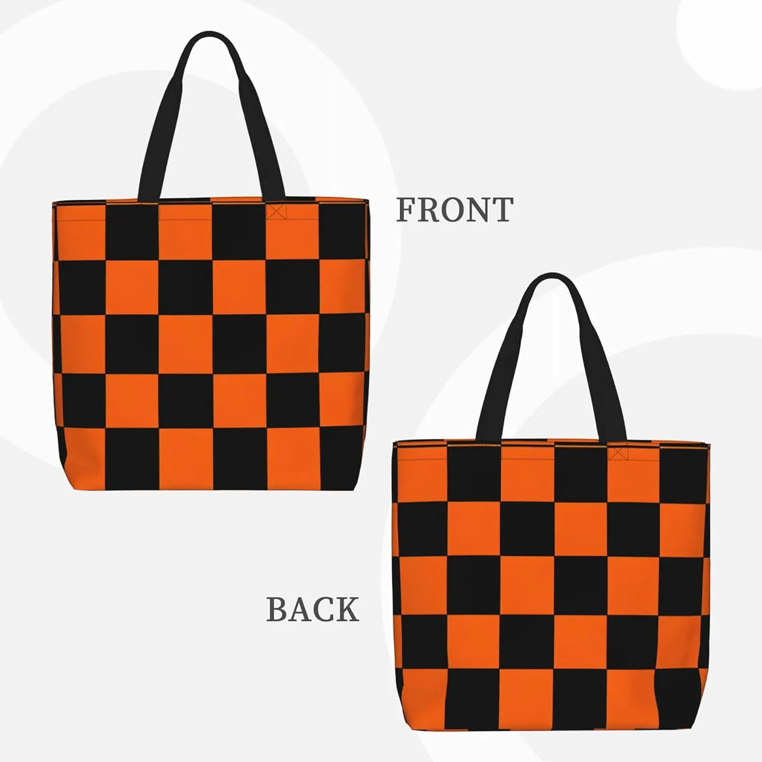 Halloween Women Travel Tote Bag With Zipper - Large Beach Work Handbag Purse