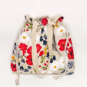 Handmade Linen Tote Bag