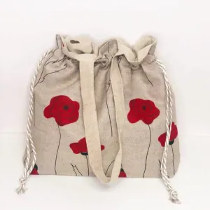 Handmade Linen Tote Bag