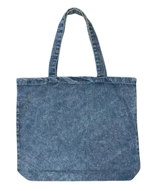 Heavy Duty Cotton Washed Denim Event Tote Bags Wholesale