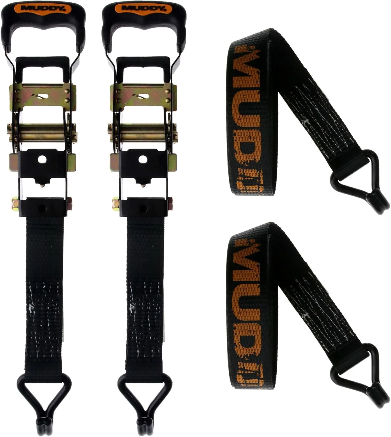 Heavy Duty Ratchet Strap 16' 2PK