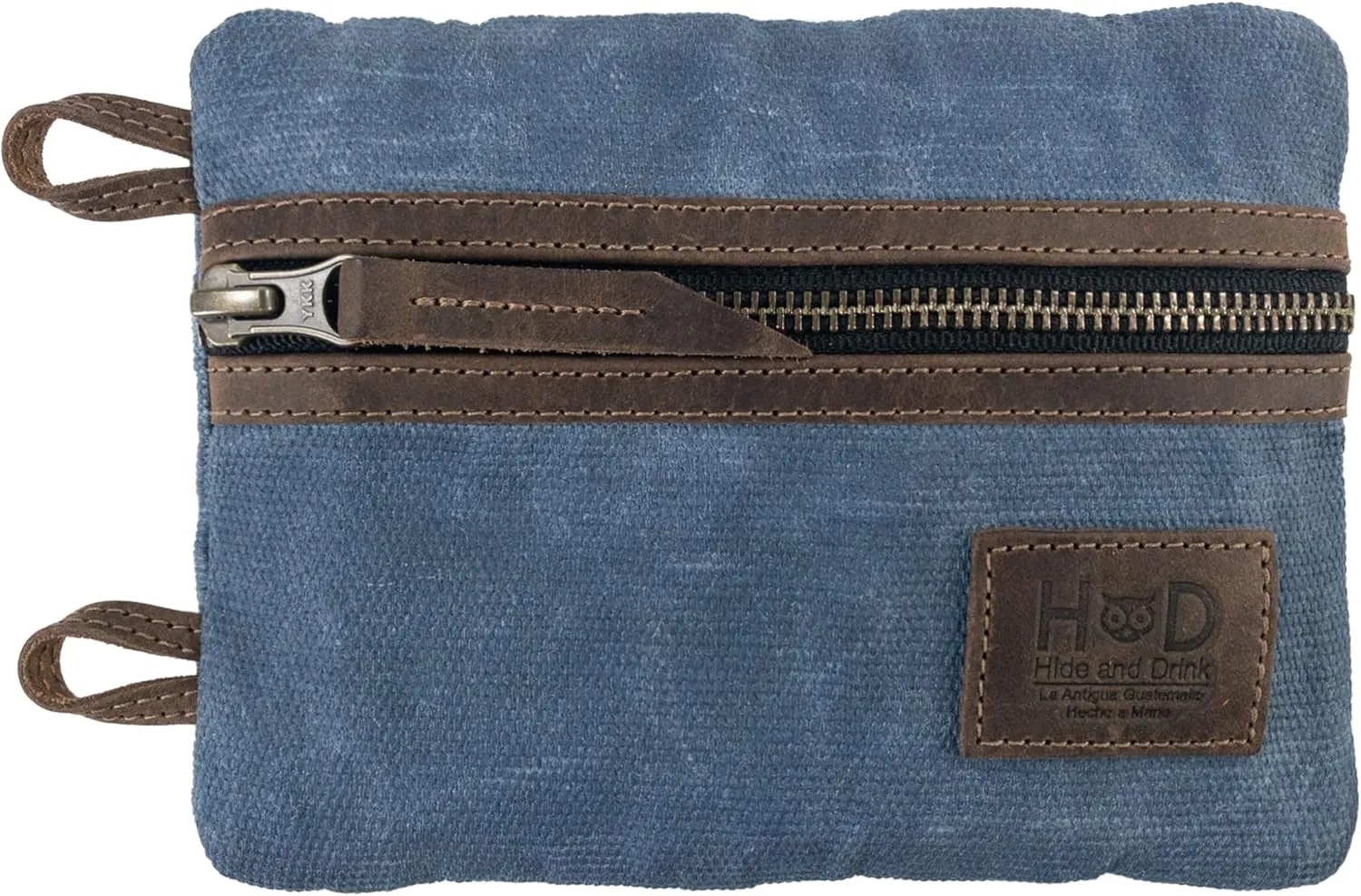 Hide & Drink, Multi-Tool Pocket Pouch XL, Compact Multipurpose EDC Zippered Bag, Mini Camping Tool Case, Knife Holster, Handmade Slim Organizer