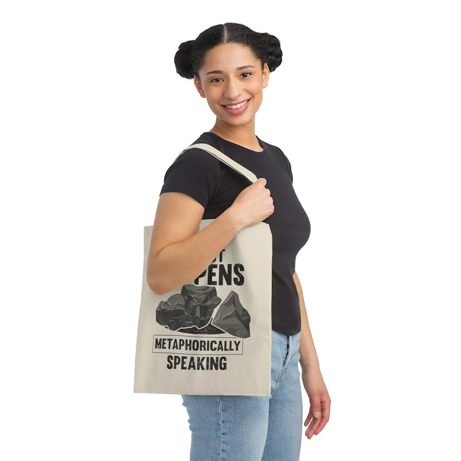 Hilarious Mineral Collector Hobbyist Hypsography Lover Humorous Lands Scientist Researcher Enthusiast Canvas Tote Bag